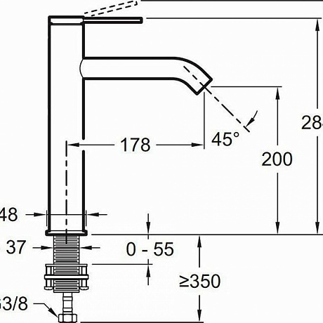 Jacob Delafon Grands Boulevards E77959-4AND-CP