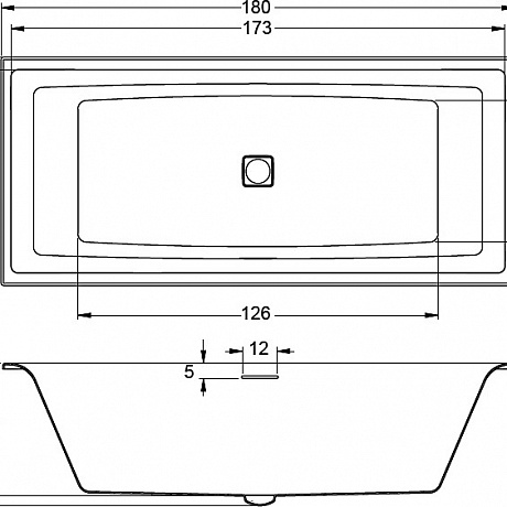 Riho Still Square Led R BR0100500K00130