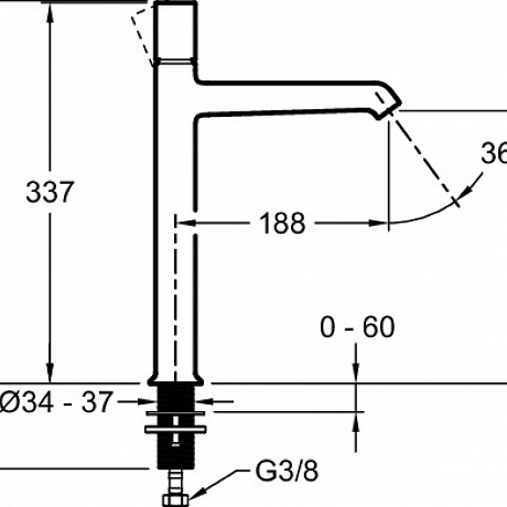 Jacob Delafon Rivoli E24168-BL