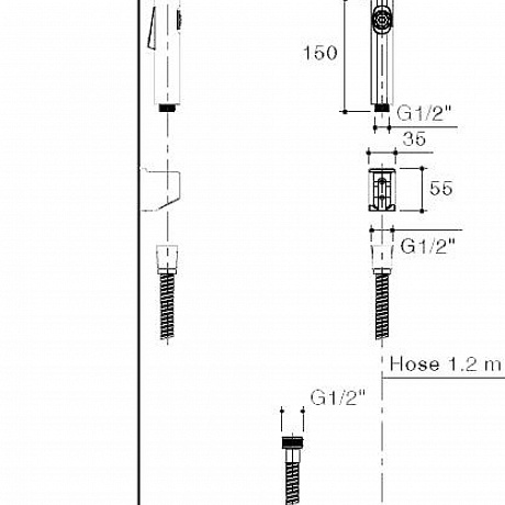 Jacob Delafon Cuff E98100-CP