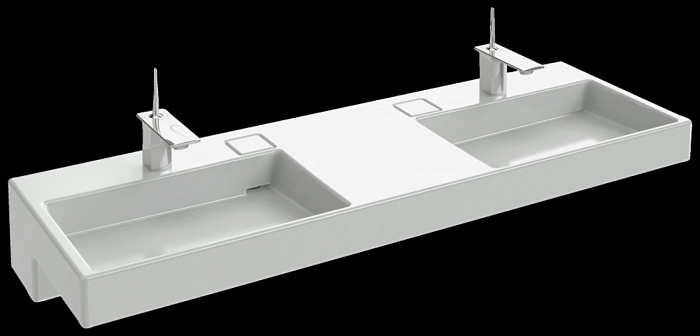Раковина двойная 150 см Jacob Delafon Terrace EXA9112-00 с подсветкой