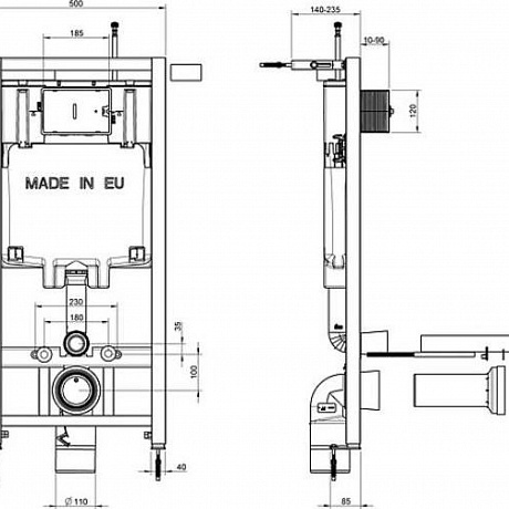 Jacob Delafon Patio E21734RU-00