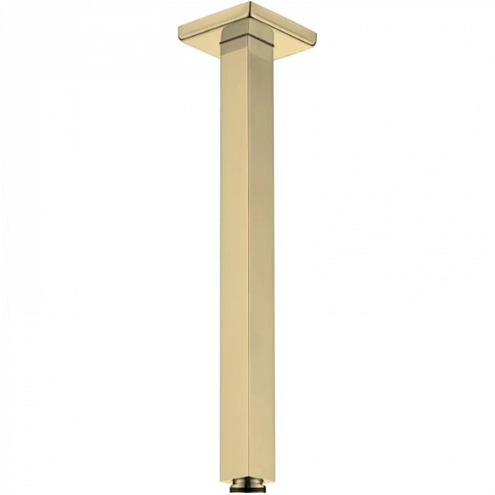 629-QUBIC-G Кронштейн для верхнего душа Boheme Qubic 629-QUBIC-G 300 мм, потолочный, золотой