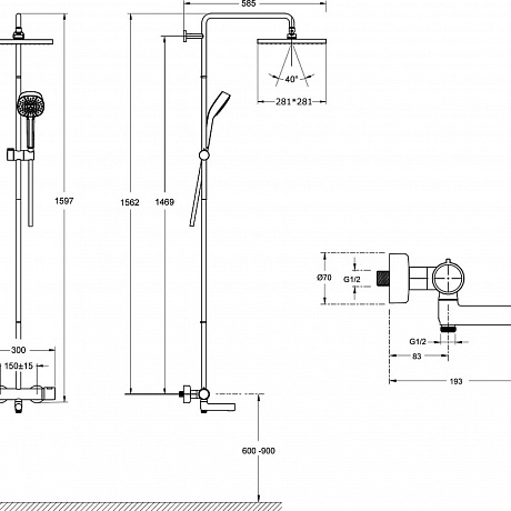 Jacob Delafon Atom E26237-CP