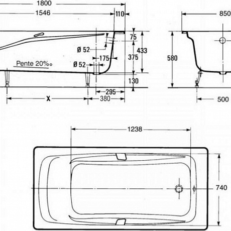 Jacob Delafon Repos E2903-00