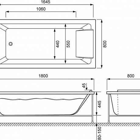 Jacob Delafon Sofa E60516RU-00