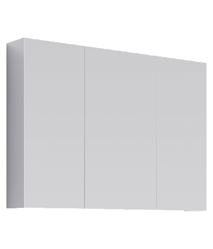 Зеркальный шкаф Aqwella MC 100 см, белый