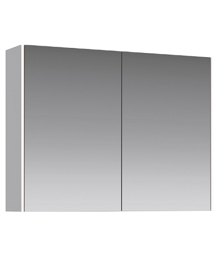 Зеркальный шкаф Aqwella Mobi 80 см, белый