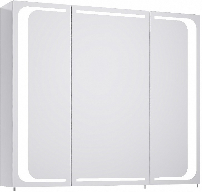 Зеркальный шкаф Aqwella Milan 80 см, белый