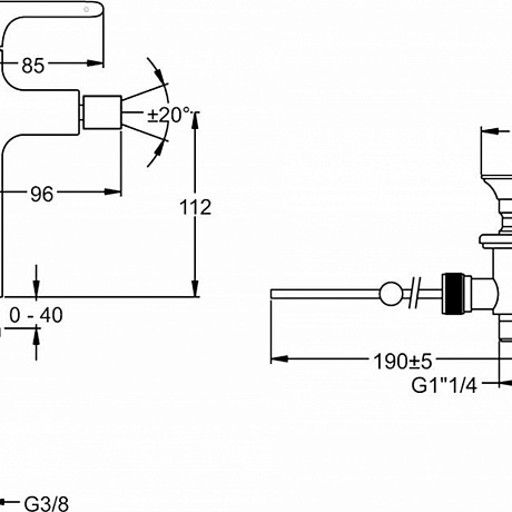 Jacob Delafon Singulier E10865-CP