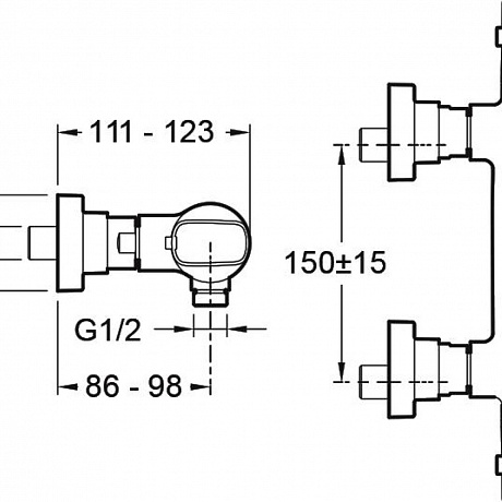 Jacob Delafon Aleo E72352-CP