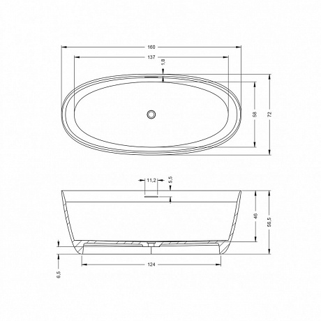 Riho Oval B129001105