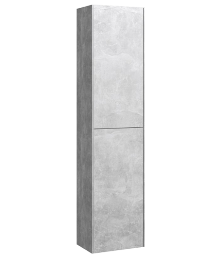 Подвесной пенал Aqwella Mobi 36,5 см, бетон светлый