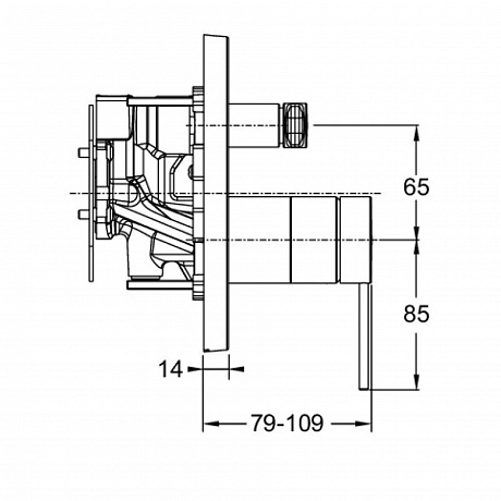 Jacob Delafon Metro E78021-4A-CP