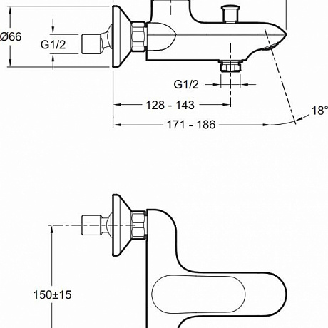 Jacob Delafon Kumin E99460-CP