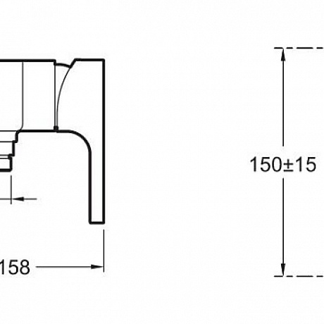 Jacob Delafon Strayt E45371-CP