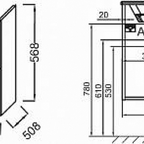 Jacob Delafon Odeon Rive Gauche EB2521-R9-E52